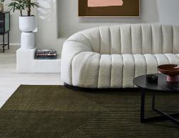 C145168303 Rug Collection Elm Rug Olive Lifestyle 01