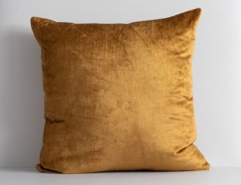 Bromley Cushion With Feather Inner Toffee by Baya image