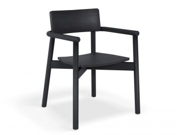 Andi Armchair Black Stained Ash by Bent Design image