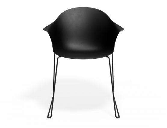 P 4 Pebble Armchair Blackseat Sledblack