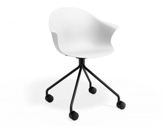 P 1 Pebble Armchair Whiteseat Pyramidcastors