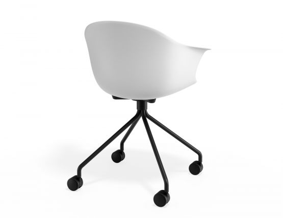 P 2 Pebble Armchair Whiteseat Pyramidcastors
