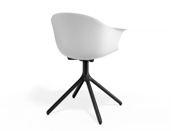 P 2 Pebble Armchair Whiteseat Swivelbase