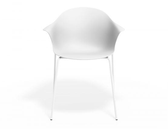 P 4 Pebble Armchair Whiteseat 4postwhite