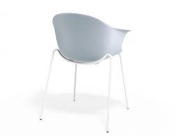 P 2 Pebble Armchair Palebluev3seat 4postwhite