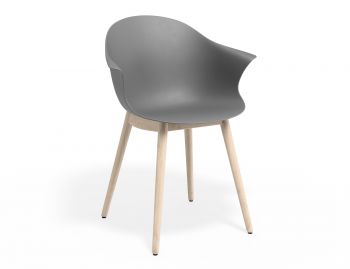 Pebble ArmChair Grey Shell Seat by Bent Design image