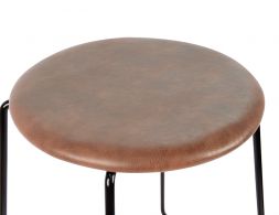 Hugo Stool Tan Black 68 2