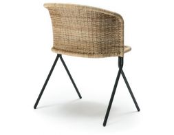 Kaki Armchair Rattan Dining Chair