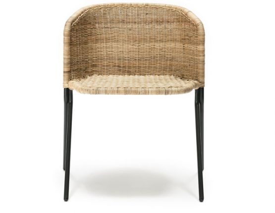 Kaki Armchair Rattan Natural 