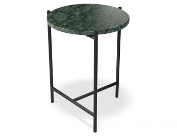 Nexus Green Guatemala Marble Round Side Table by Bent Design image