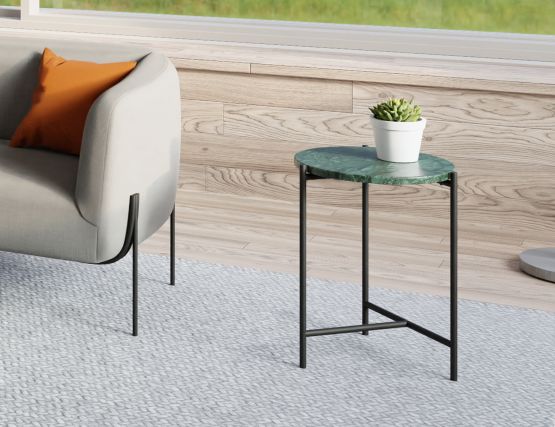 Green Mable Modern Side Table