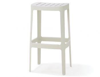 White Cut Bar Stool by Hee Welling and Gudmundur Ludvik for Cane-line image