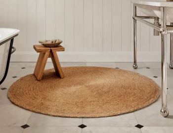 Lucine Nook Natural Round Rug by Armadillo image