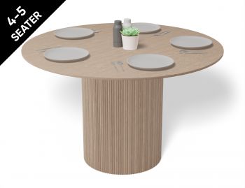 Poppy 120cm Dining Table in Natural Ash by Huset image