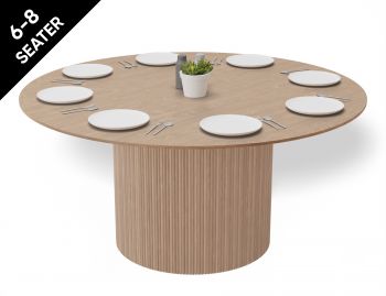 Poppy 155cm Dining Table in Natural Ash by Huset image