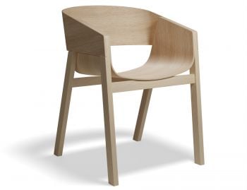 Merano Natural Oak Armchair by Alex Gufler for TON image