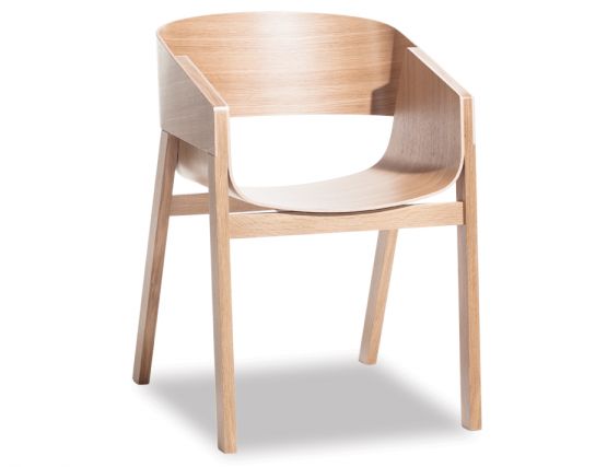 Merano Oak Danish Bar Stool by Alex Gufler
