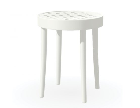 822 Low Stool White