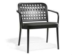 822 Lounge Armchair Blackgrain Mdr0000