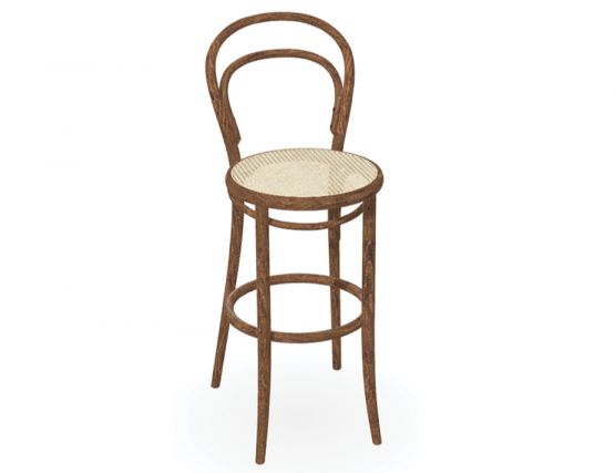 Stool 14 Antique Cane