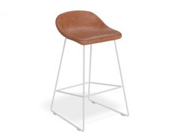 Pop Kitchenstool 66cm Tanseat Whiteframe