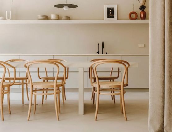 TON 30 Armchair with Upholstered Seat