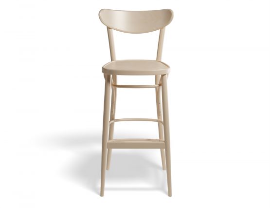 Banana Barstool76cm Beechnatural Front