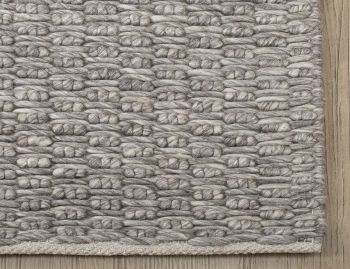 Marco Silver Woolen Rug image