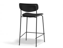 Rylie Stool 65cm Black BlackPU Back