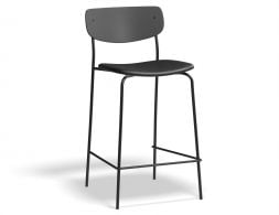 Rylie Stool 65cm Black BlackPU