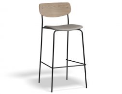 Rylie Stool 75cm Natural GreyPU