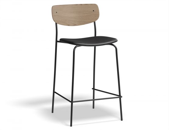 Rylie Stool 65cm Natural BlackPU