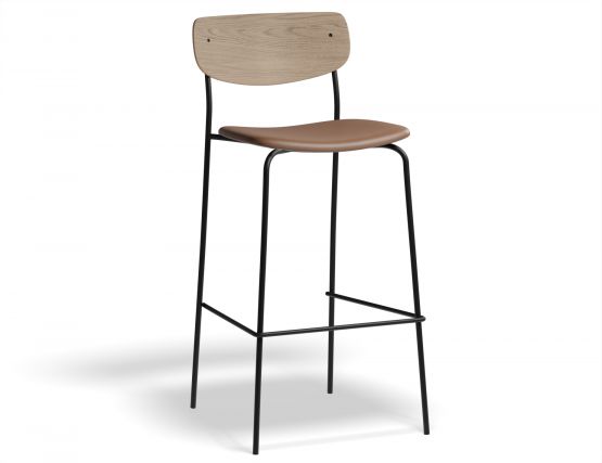 Rylie Stool 75cm Natural TanPU