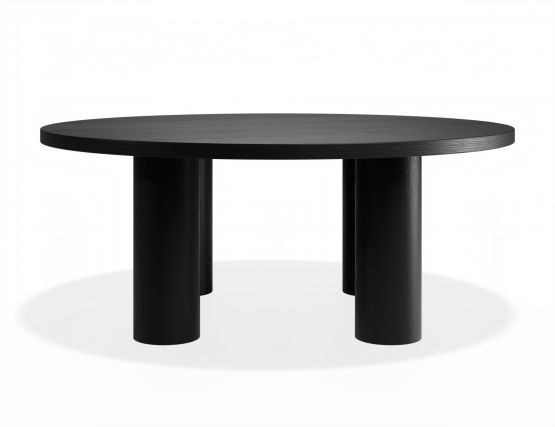 P 3 Orbix Roundcoffeetable Black