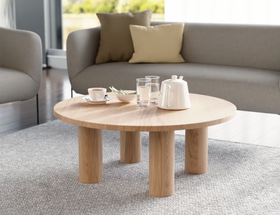 Round ash coffee deals table