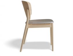 Valencia Chair Seatpad Oak Fargo701 Side