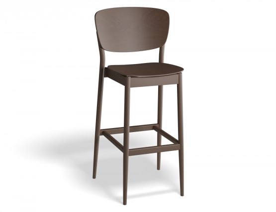 TON Valencia Bar Stool Veneer Seat and Back by Yonoh