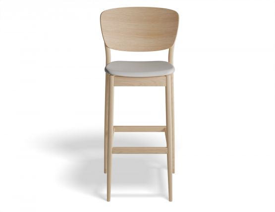 Valencia Barstool 75cm Seatpad Oak Fargo701 Front