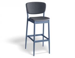 Valencia Barstool 75cm Backseatpad Blueberry Robo857