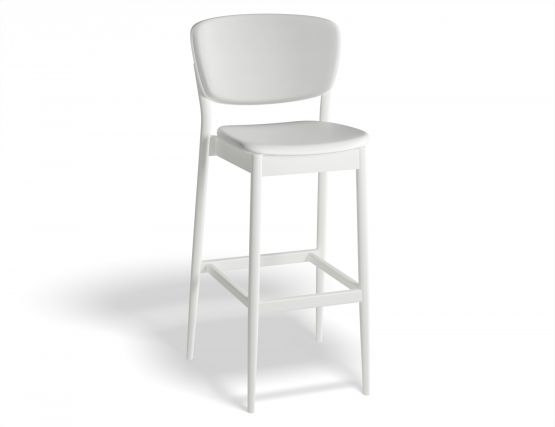 Valencia Barstool 75cm Backseatpad Whitepigment Prince171