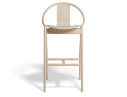 Again Barstool 75cm Seatpad Beechnatural Fargo701 Front