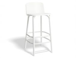 Split Barstool 75cm Whitepigment