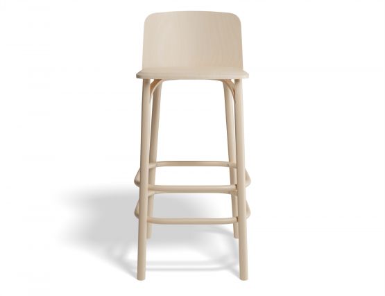 Split Barstool 75cm Beechnatural Front