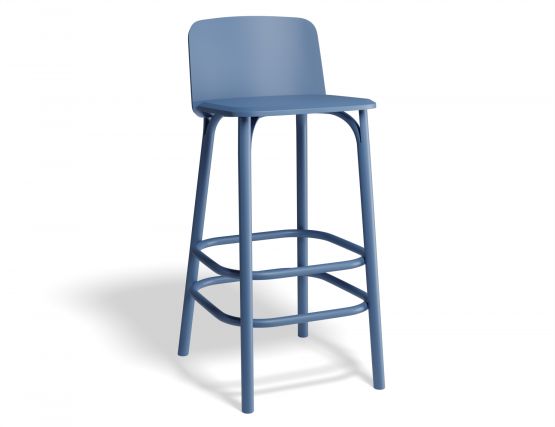 Split Barstool 75cm Blueberry