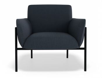 Charlie Armchair in Midnight Blue by Bent Design image