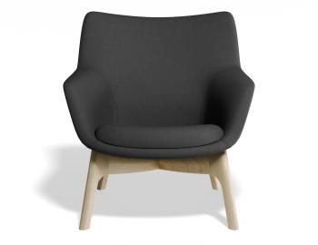 Flow Armchair in Dark Grey by Bent Design image