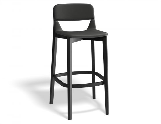 Leaf Barstool Pad Blackgrain Mdr0000