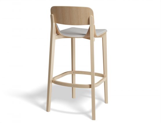 Leaf Barstool Pad Oak Fargo701 Back