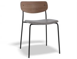 P1 Rylie Chair Walnut GreyPU