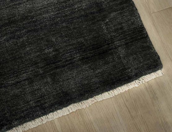 Adore Oolong Rug_0002_Adore Oolong Corner Angle Black The Rug Collection